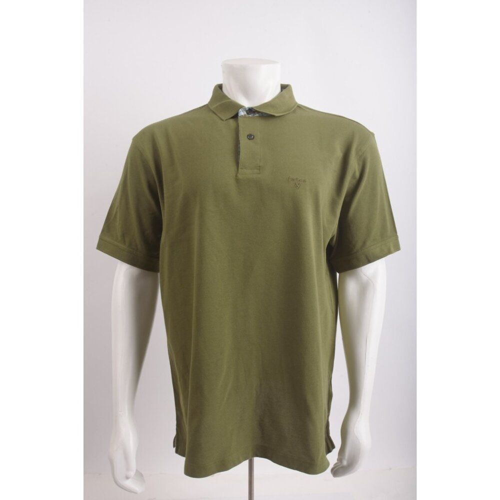 Barbour Olive Green Polo Shirt